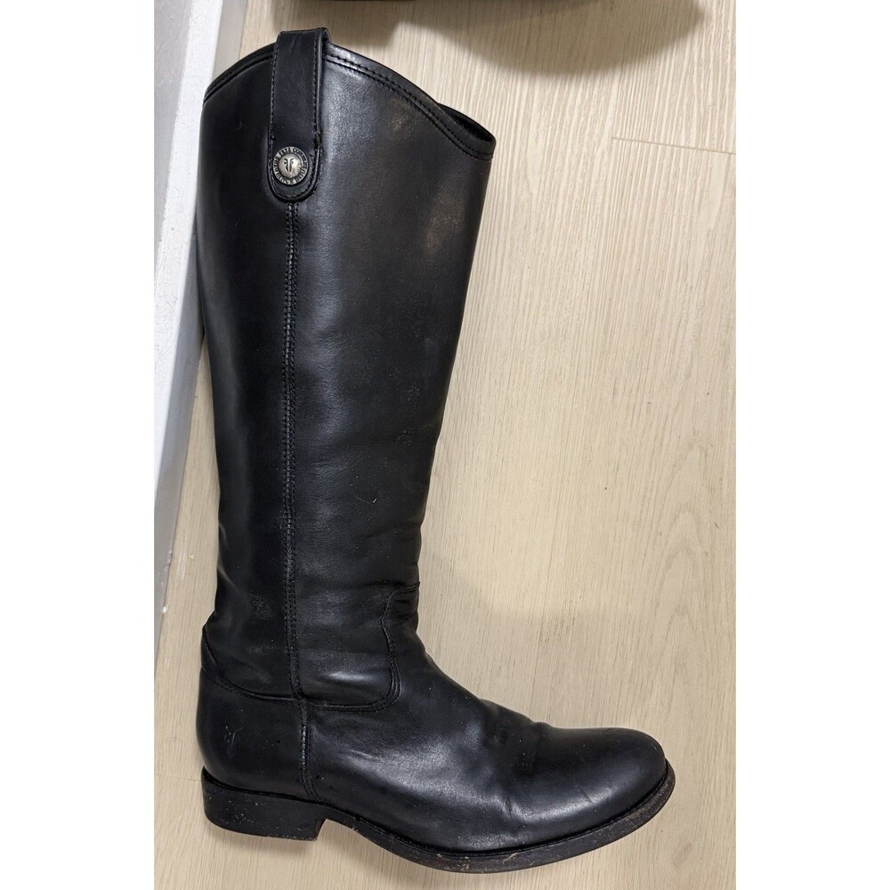 Frye Womens Black Melissa Button 2 Boots Size 7 B
